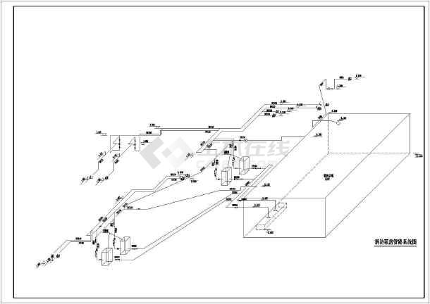 消防泵房设备配管管路系统设计图纸