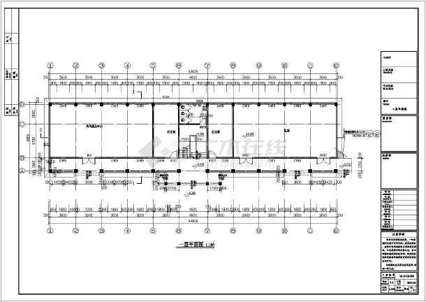 三层仿古办公楼建筑全套设计施工图