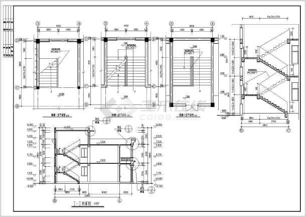 某地区经典板式办公楼ad建筑全套图纸