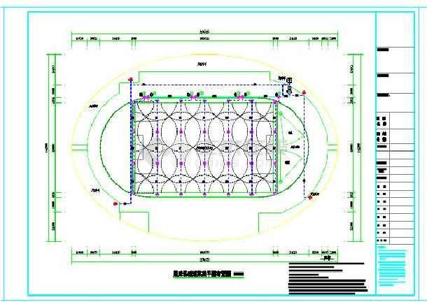 足球场自动喷灌系统施工图