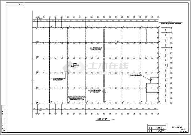 单层钢结构厂房全套电气设计施工图