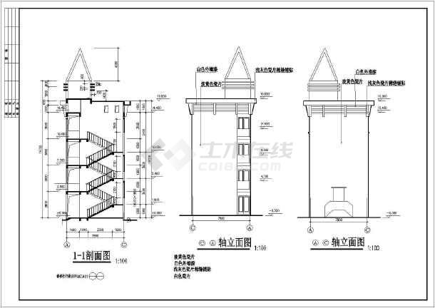 某小学教学楼建筑完整设计施工图纸