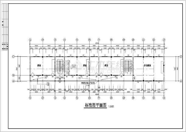 某小学教学楼建筑完整设计施工图纸