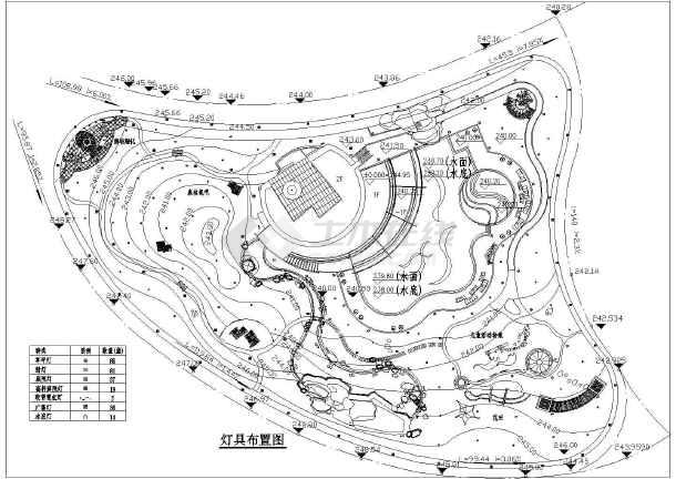 某地区景观照明系统cad设计施工图大合集