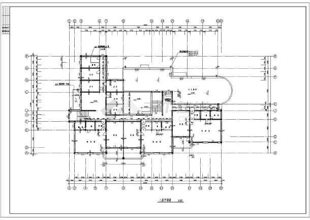 某地区六班幼儿园建筑cad设计图纸