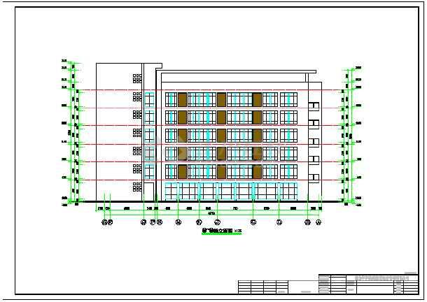 学校教学楼,培训中心建筑设计施工图