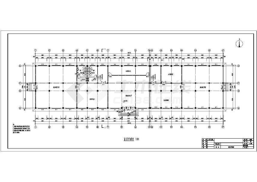 4000平米四层框架结构办公楼毕业设计图