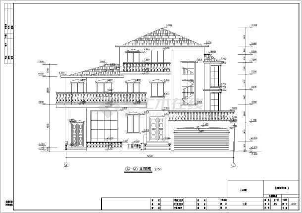 本图纸为:现代风格三层独栋别墅建筑完整设计施工图,内容包括:平面