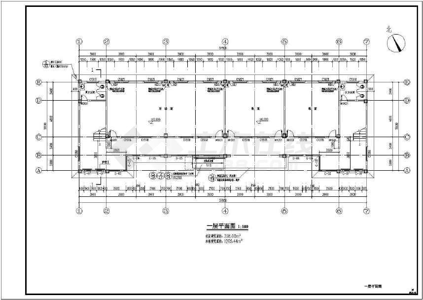 某地三层小学教学楼建筑设计施工图(含绿建专篇)