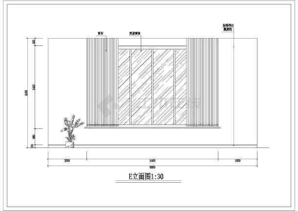 某地二层展示厅装修设计规划施工方案图