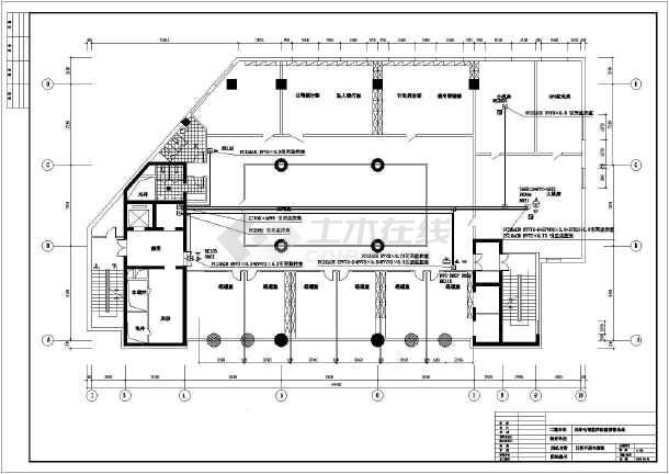 某地区监控系统布线cad设计图纸图片2