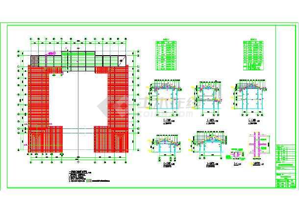 四合院川西民居式纯木结构别院建筑施工图