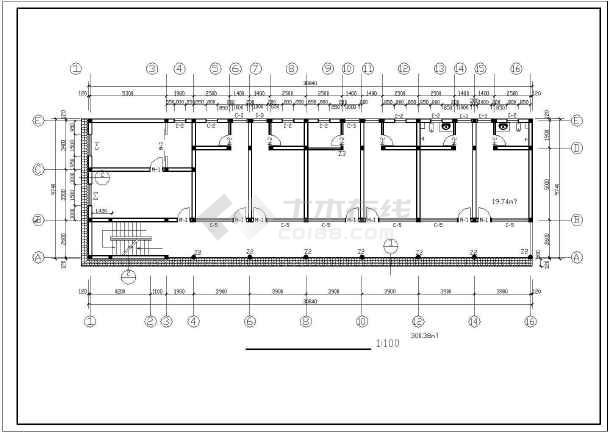 某私人10*30米出租房建筑设计师施工图