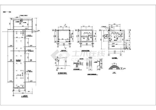 电梯井方案设计图纸方案 剖面 平面图片1