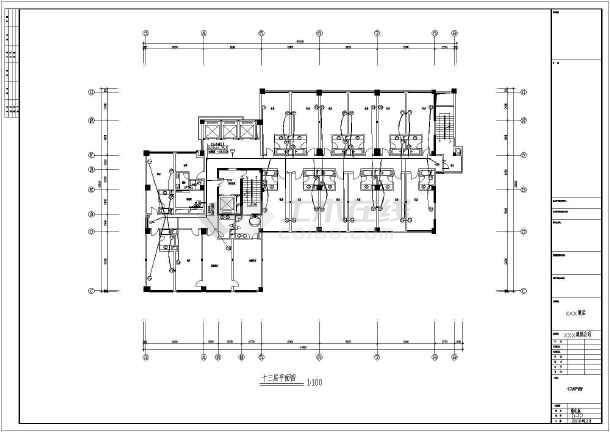 某地大酒店全套弱电工程cad设计施工图