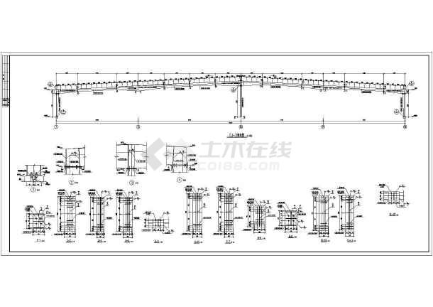 11米跨度钢结构厂房图纸_11米跨度钢结构厂房
