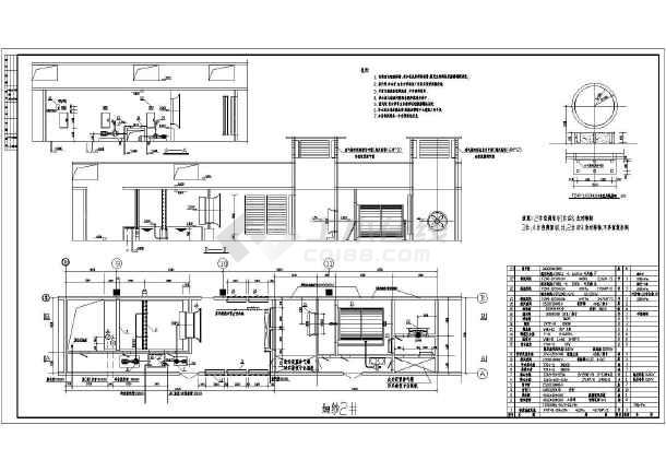 纺织厂车间除尘空调cad设计施工图