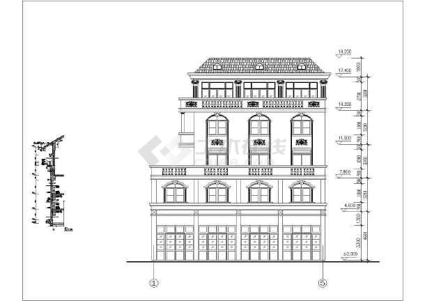 某地五层别墅设计规划建筑方案施工图