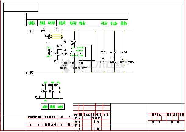 abb psr软起动器本地远程控制原理图