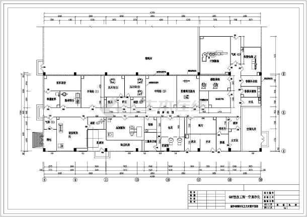 某药厂gmp工程cad设计平面施工方案图图片3