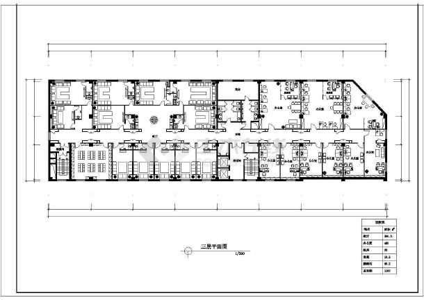 阿里郎宾馆全套设计施工方案平面图