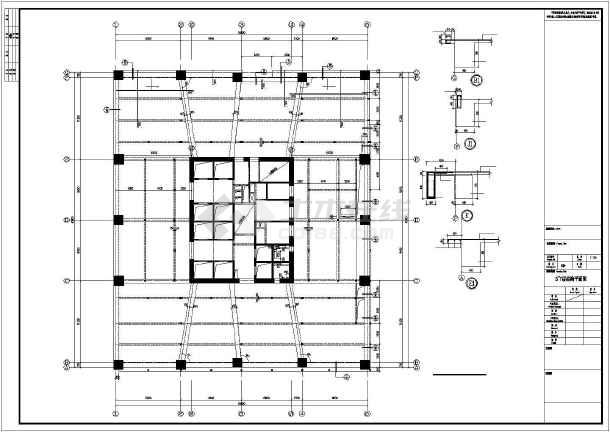 超高层办公楼框架核心筒结构设计图纸