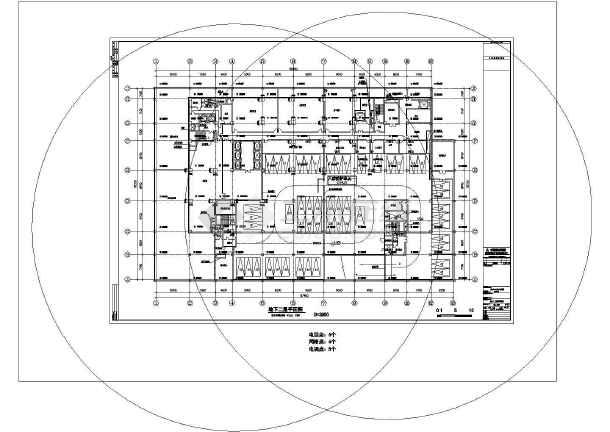 某受欢迎酒店综合布线平面电气设计图