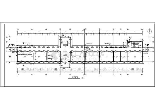某农村小学教学楼设计cad详细图纸
