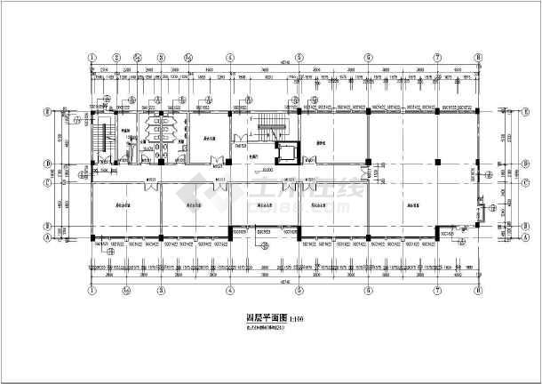 某六层办公楼建筑设计cad施工图