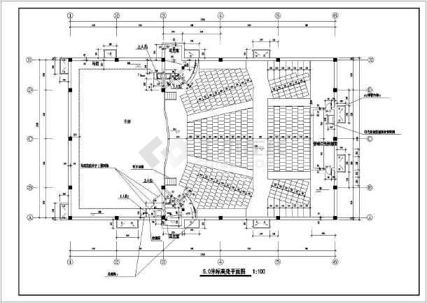 小型剧场建筑设计cad方案施工图