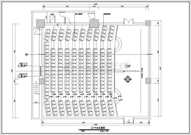 保利国际电影院建筑方案cad全套平面图