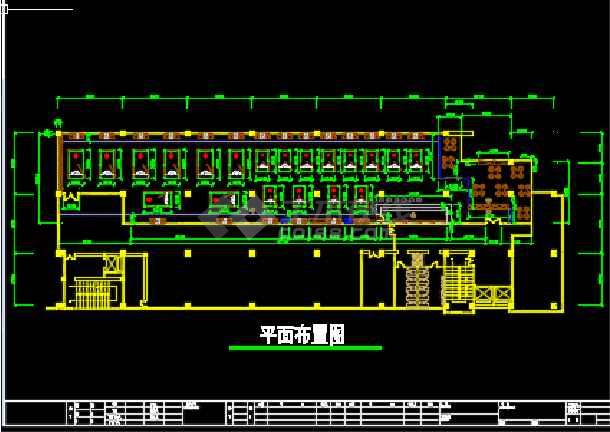 某地区台球厅电气全套设计cad施工图纸