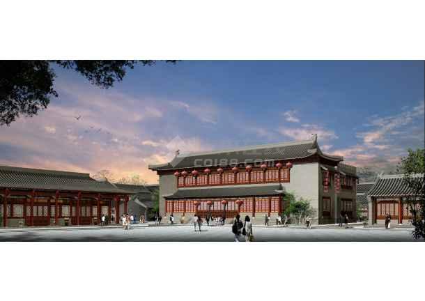 仿古建筑设计效果图