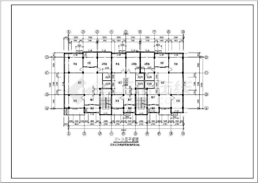 多层住宅楼建筑施工图(共12张)