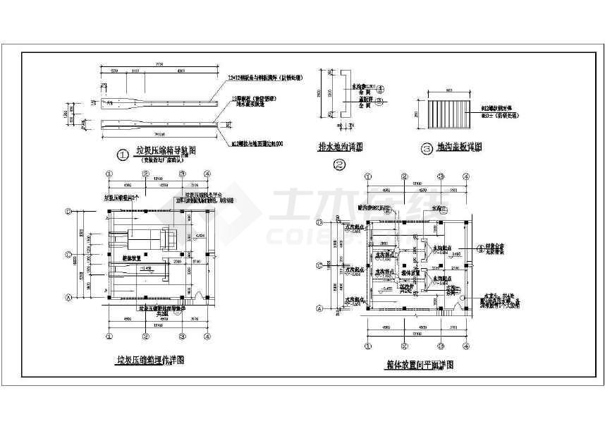 深圳某公厕,垃圾站方案设计图(含效果图)