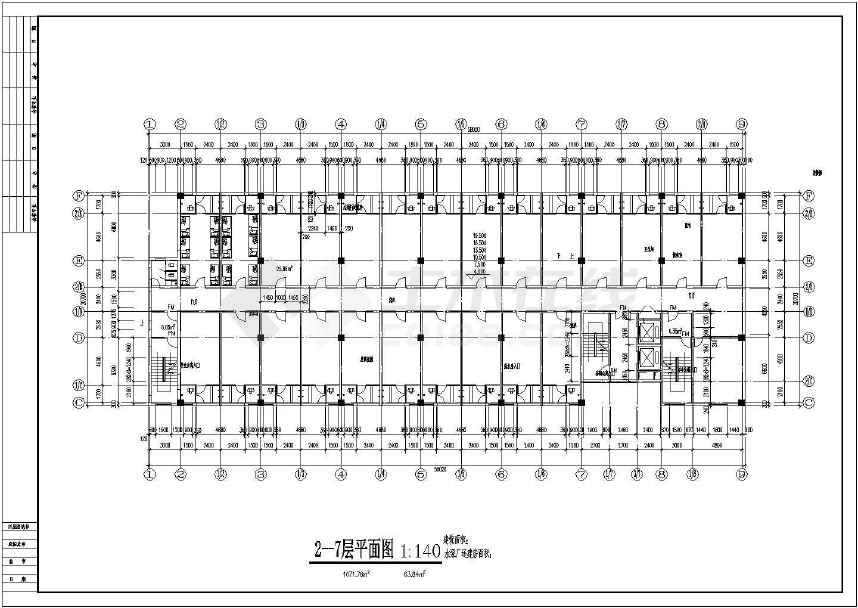 某地12层学生宿舍建筑设计施工图纸