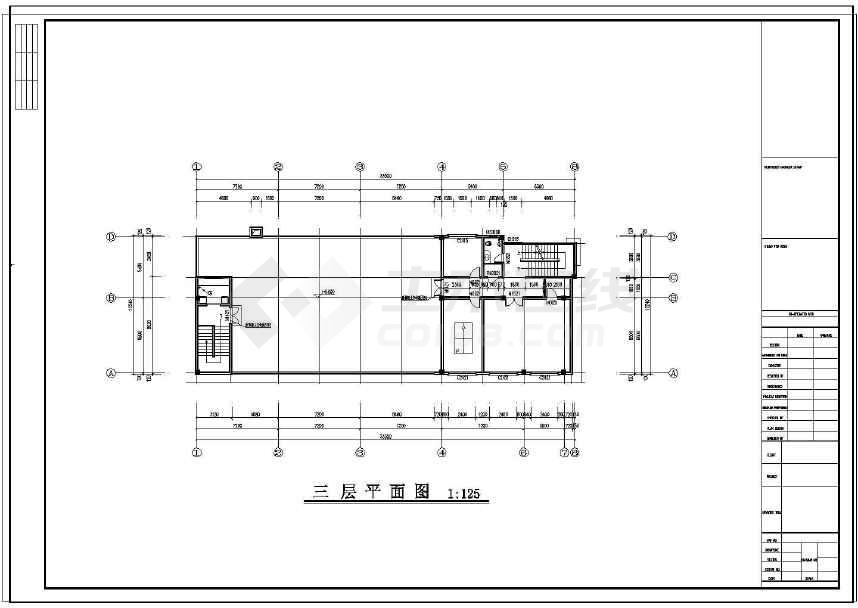 某地小型二层办公楼建筑施工图含设计说明