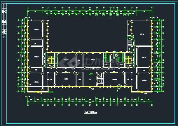 学校综合楼建筑设计cad施工全套图纸