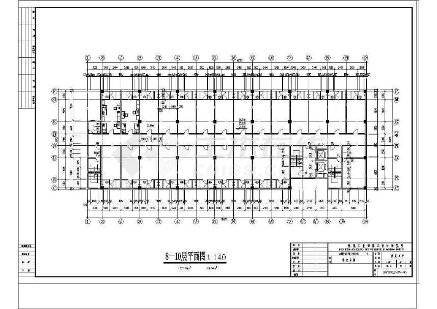 某地小型学生宿舍建筑设计方案图