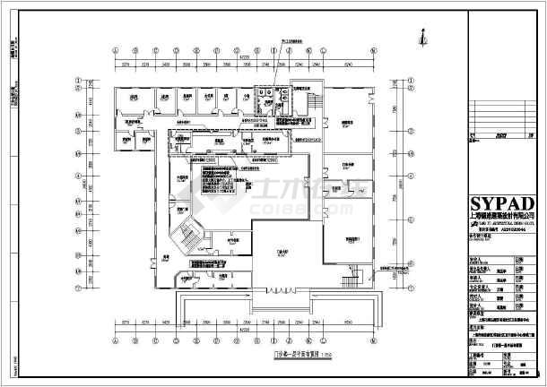 某地社区卫生服务中心建筑cad施工图纸共40张