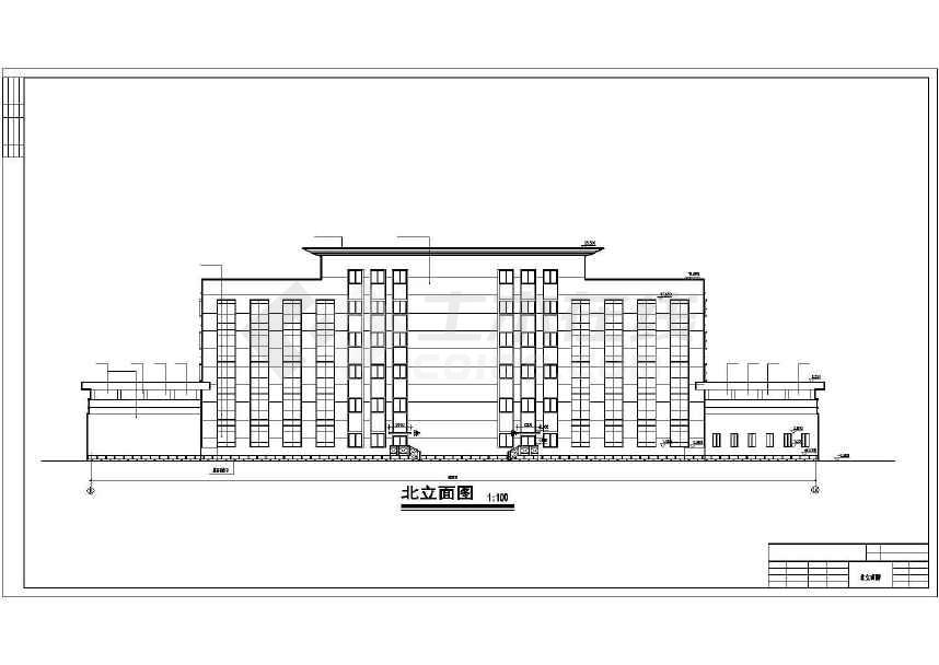 某地综合办公楼建筑施工图