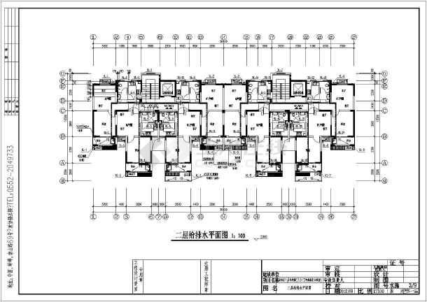 安徽64万平公租房给排水施工图纸