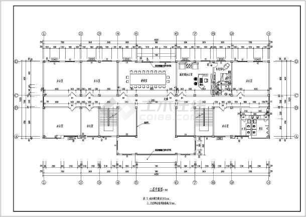 某地多层办公楼建筑设计方案图(共16张)