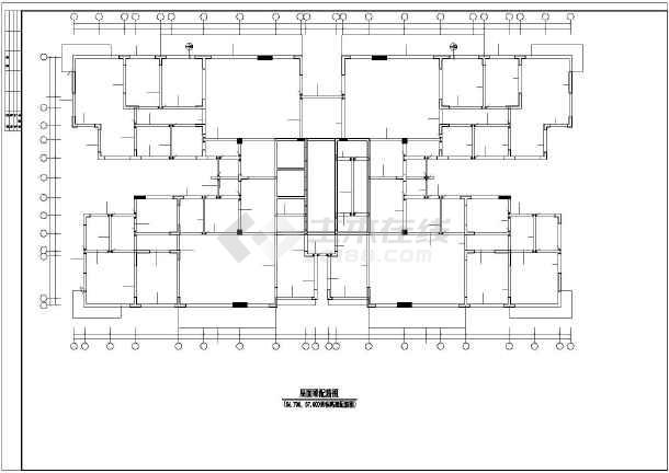 某19层框架剪力墙住宅楼建筑结构图