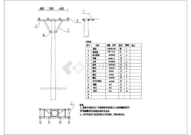 典型10kv配电线路设计图纸