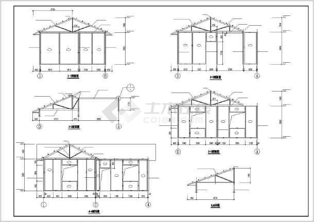 轻钢结构装配式房屋结构施工图