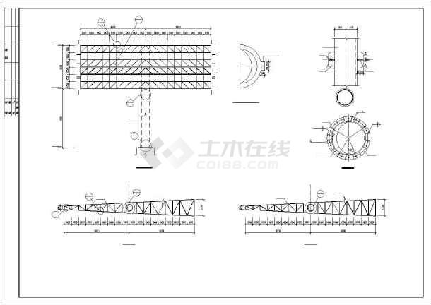 高速公路侧面广告牌施工图