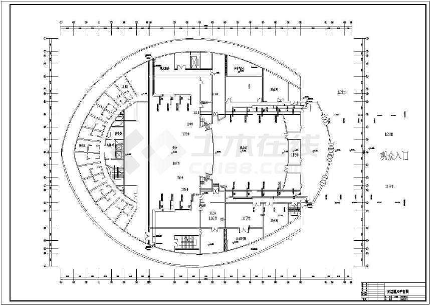 小型剧场剧院暖通空调系统设计施工图(直燃式溴化锂机组)