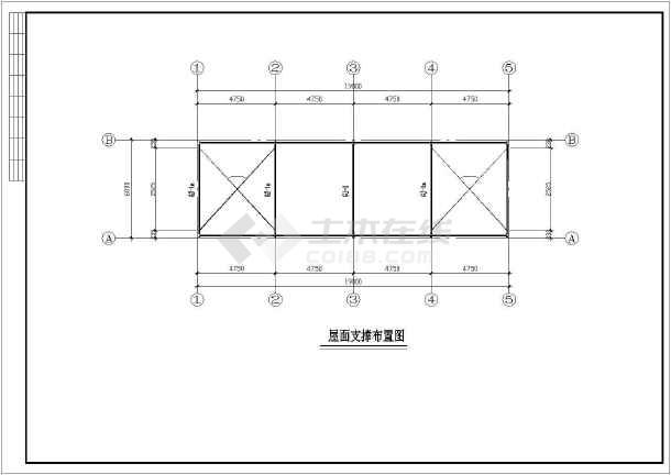 钢结构活动板房建筑结构施工图