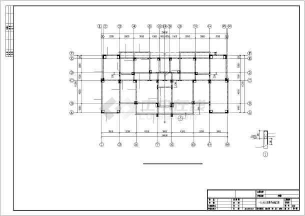 三层异形柱框架结构农村住宅楼结构施工图